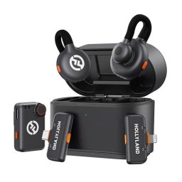 Micrófono Hollyland Lark M2S Ultimate Kit USB-C omnidireccional reducción de ruido avanzada