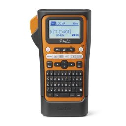 Impresora Etiquetas Bluetooth Brother PT-E310BTVP Negra-Naranja con batería integrada