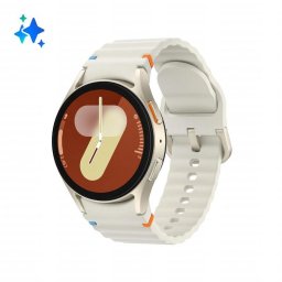 Samsung Galaxy Watch7 Bluetooth NFC WiFi GPS 40mm AMOLED Crema Pequeña Resistencia Agua 5ATM+IP68