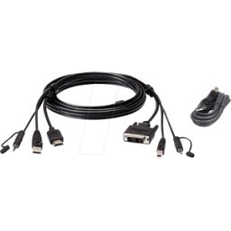 ATEN 2L-7D02DHX2 - Juego cables KVM HDMI USB a DVI-D Secure