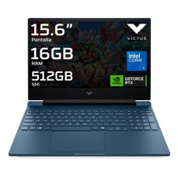 Portátil HP Victus 15-fa2001ns 15.6" Intel Core 5 210H 16GB 512GB SSD RTX 5050 8GB Azul