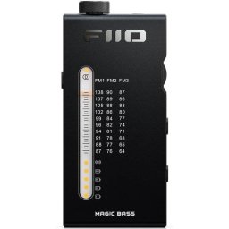 FiiO RR11 Radio FM Portátil HiFi BASS 3D Chip Si4831 Salida 3.5mm USB C Cuerpo Aluminio Negro