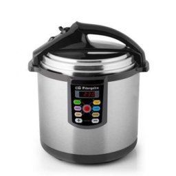 Olla eléctrica programable Orbegozo HPE 6075 6L acero inoxidable 1000W