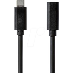 NEDIS N CCGL64010BK20 - Cable USB 3.0, conector C > conector C, 2m, negro