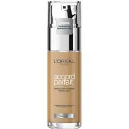 L'Oréal Paris Base de maquillaje hidratante True Match con ácido hialurónico 30mL 6.5N Desert
