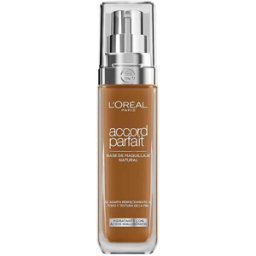 L'Oréal Paris Base de maquillaje hidratante True Match con ácido hialurónico 30mL 8N Cappuccino