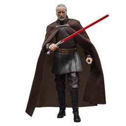 Figura Star Wars Hasbro The Black Series Count Dooku articulada y accesorios