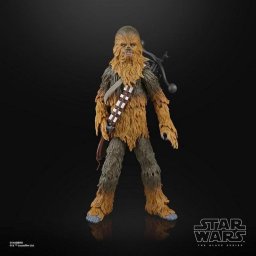 Figura de juguete Hasbro Star Wars The Black Series Chewbacca articulada multicolor