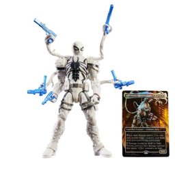 Figura Marvel Hasbro Agent Anti-Venom 20 puntos articulación accesorios