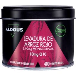 Aldous Bio Aldous Levadura de Arroz Rojo con Coenzima Q10 400comp