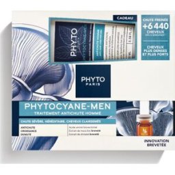 PHYTO cyane Men Kit 12 Ampollas + Champú 100ml