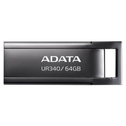 Unidad flash USB Adata UR340 64GB USB 3.2 Gen2 negro metálico