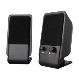 Altavoces Ewent 2.0 PC Cableados USB 12W negros con control de volumen