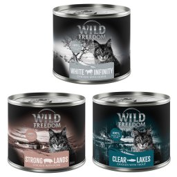 Pack ahorro Wild Freedom Adult 12 x 200 g - Pack mixto: 2 x Trucha, 2 x Caballo, 2 x Cerdo