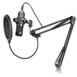 MICRÓFONO DE ESTUDIO USB CON SOPORTE FLEXO