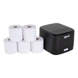 Impresora Térmica USB iggual TP EASY 58 Kit POS con cortador y 5 rollos