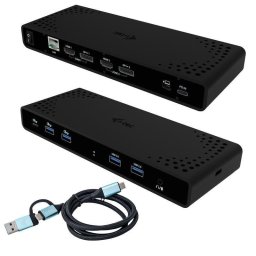 Base para portátil I-Tec Universal Dual 4K Display Docking Station Power Delivery 85W
