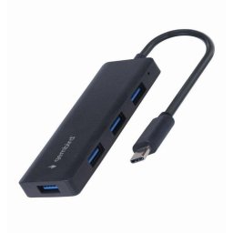 Hub Gembird 4 puertos USB 3.1 5 Gbit/s UHB-CM-U3P4-02 compacto