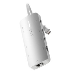 Hub Linq 8 puertos USB-C 10Gbps Pro 140W HDMI 4K Ethernet y lector tarjetas