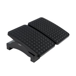 Reposapiés TooQ TQFR0604-B Ajustable e Inclinable Negro ABS 430x320 mm