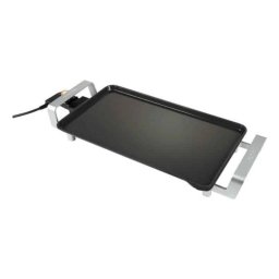 Plancha eléctrica Bourgini 10.2009.00.00 negra y plata cerámica 2500 W antiahderente