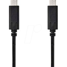 NEDIS N CCGB64700BK30 - Cable USB 3.0, conector C, 3 m