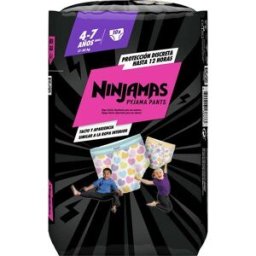 dodot Ninjamas Pañal Infantil T-7 17 a 30kg 10uds
