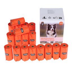TIAKI Bolsas biodegradables para heces - 18 rollos de 15 bolsas cada uno