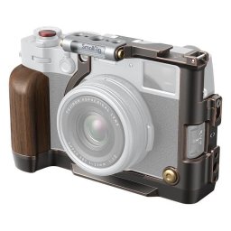 Jaula Smallrig 4557 Retro para Fujifilm X100VI Agarre Madera Extensión Negra