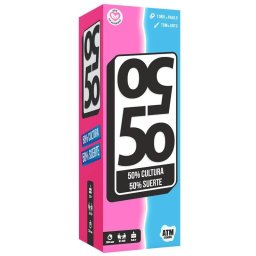 Juego de cartas Asmodee 50 50 Aprendizaje 800 preguntas 2-16 jugadores