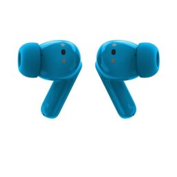 Auriculares Motorola Moto Buds Bass inalámbricos Bluetooth con Cancelación Activa de Ruido, triple micrófono y protección repelente al agua, azul