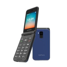 Teléfono móvil myPhone FLIP LTE Dual SIM 2,8" VoLTE Azul Gris