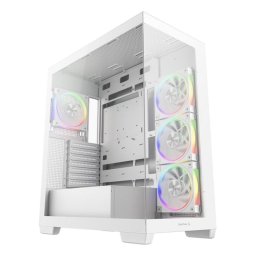 Torre DeepCool CG580 4F V2 Blanca Ventana Vidrio Templado Iluminación RGB