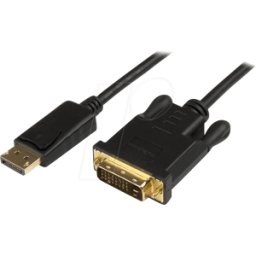 STARTECH.COM ST DP2DVI2MM3 - Cable Conector DisplayPort > Conector DVI 91 cm