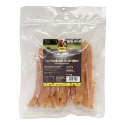 Caniland pechuga de pollo en tiras - Pack % - 3 x 250 g