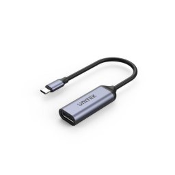 Adaptador UNITEK V1415A USB Tipo C a DisplayPort 0,15 m Gris Aluminio