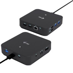 Base para portátil I-Tec USB-C Triple Video 100 W 3x Monitores 4K VESA