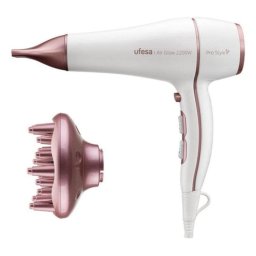 Secador Ufesa 60306078 Air Sonic 2200W motor AC difusor y anilla colgar