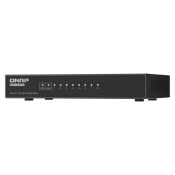 Switch QNAP QSW-1108-8T-R2 2.5G Ethernet 8 Puertos Sin Ventilador Escritorio