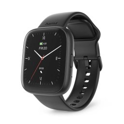 Hama 4000 Bluetooth 46mm TFT Negro IP68 Pulsómetro SpO2 Monitor de Sueño 7 días autonomía