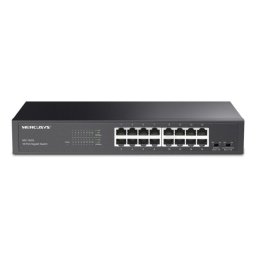 Switch de red Mercusys MS116GS 16 puertos Gigabit montaje en rack