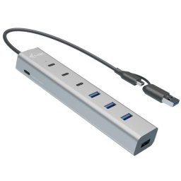 Hub I-Tec 7 puertos USB 5 Gbps modelo Charging Metal HUB protección y carga avanzada