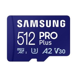 Tarjeta microSD Samsung Pro Plus MB-MD512S 512GB Azul UHS-I V30 A2