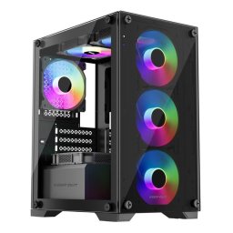 Caja PC Keep Out XC-201 Glass Gaming ARGB Micro ATX ITX Cristal