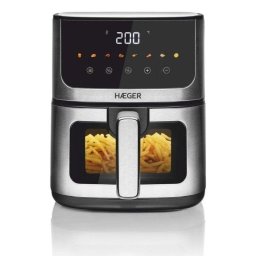 Freidora de aire Haeger AF-D47.005A 4,7L 1200W con temporizador y 8 programas