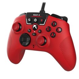 Mando Turtle Beach React-R Rojo para PC y Xbox con vibración y cable USB