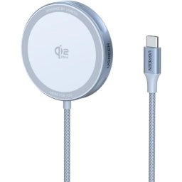 Cargador inalámbrico Ugreen MagFlow 25W magnético USB para coche
