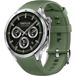 OnePlus Watch 3 GPS NFC 46mm AMOLED Plata Correa Verde Resistencia Agua 5ATM+IP68
