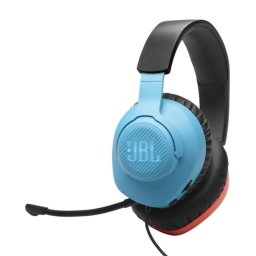 Auriculares JBL Quantum 100N con cable Jack 3.5 mm Gaming Micrófono desmontable Azul/Rojo