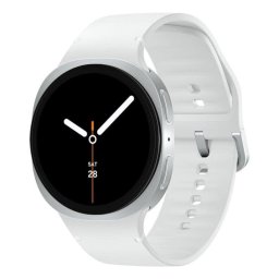 Samsung Galaxy Watch8 Bluetooth GPS NFC 44mm Super AMOLED Plata M/L Resistencia Agua 5ATM+IP68